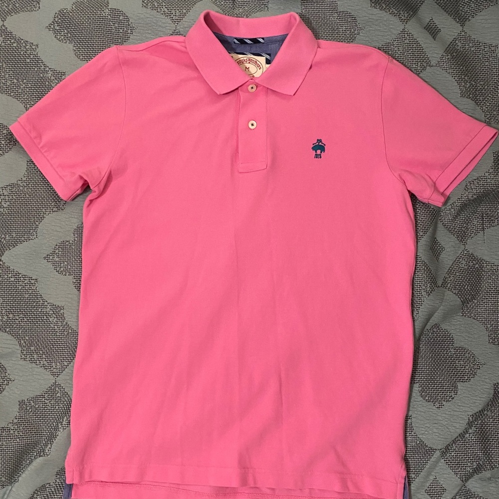 Brooks Brother Short Sleeve Polo Shirt Size M